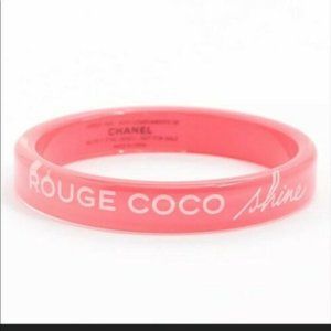 Authentic CHANEL Rouge Coco Shine Bracelet Bangle Pink Novelty